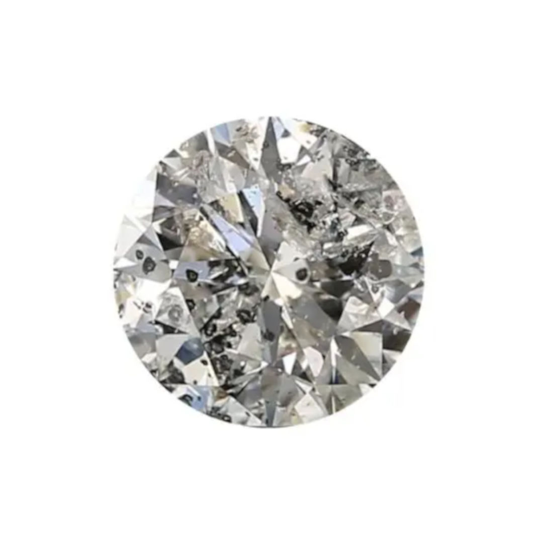 Inclusione all'interno di un diamante