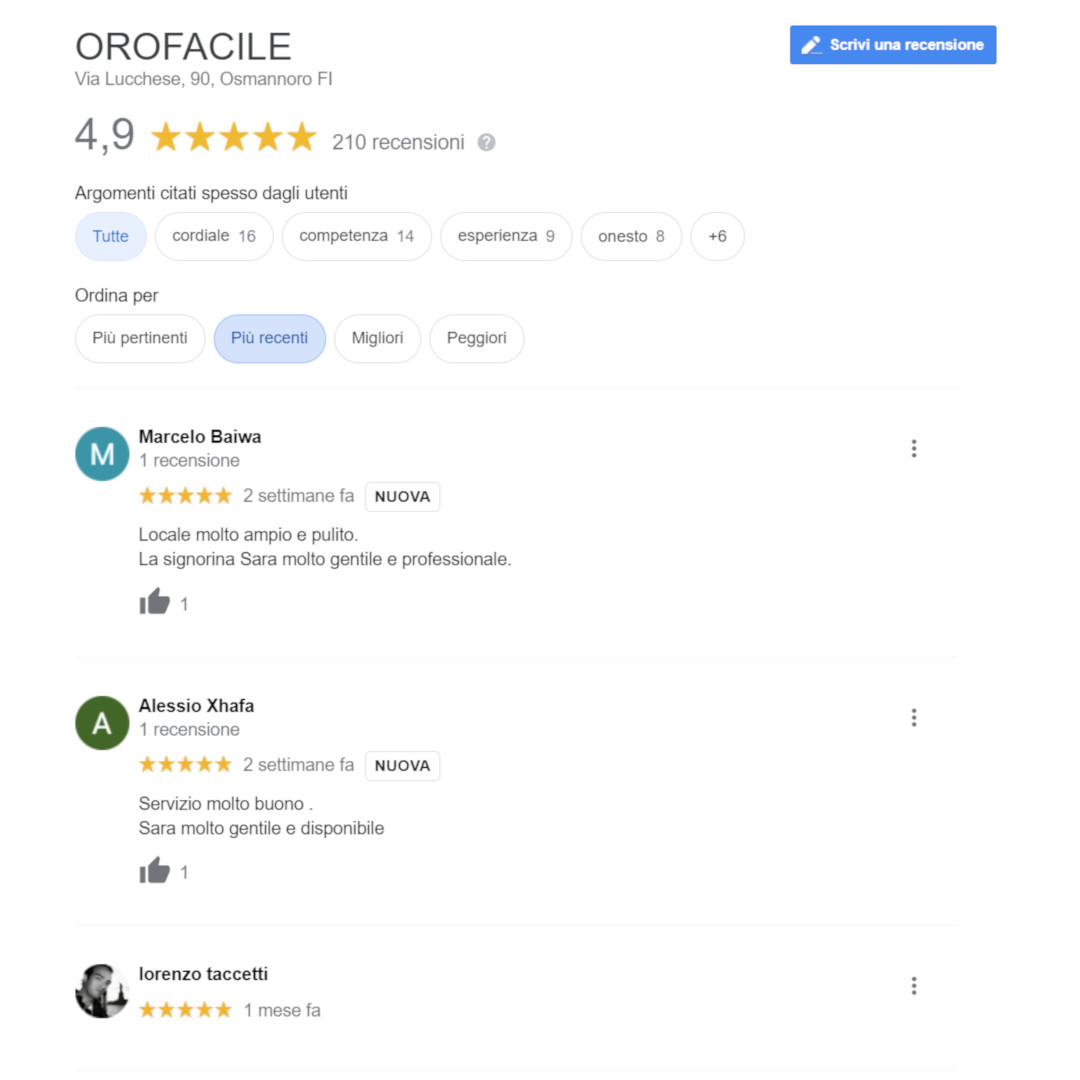 Il compro oro migliore