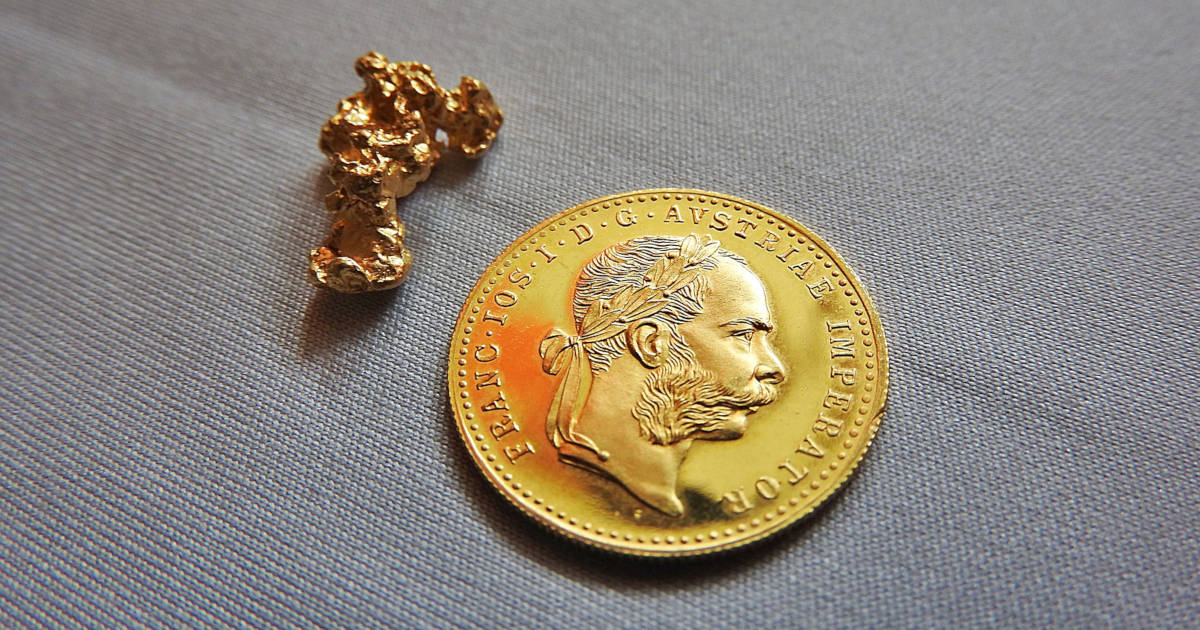 Moneta d'oro da stimare sulla base della quotazione oro usato odierna